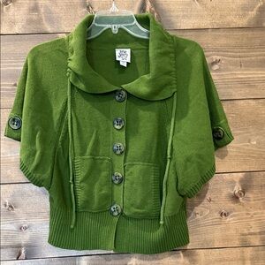 Ivy Jane Green Button-Up Cardigan